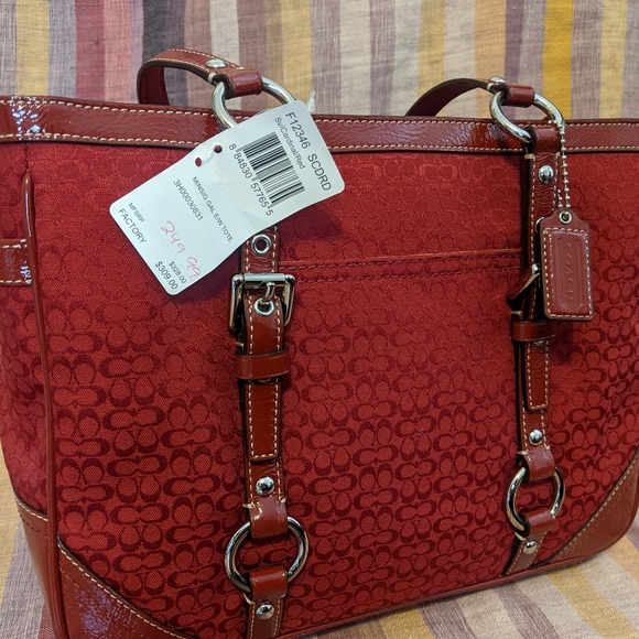 Authentic Coach Miniature Signature Tote F12346 - Picture 11 of 13